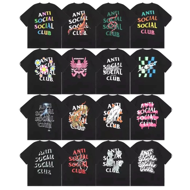 Anti Social Social Club Multicolor T-Shirt Collection Review: 230gsm Double-Yarn Cotton, Measured Colorway by Colorway