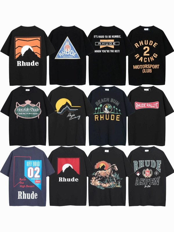 Rhude "Dark" Series T-Shirt Collection Review: Boxy Cotton Graphics, Measured