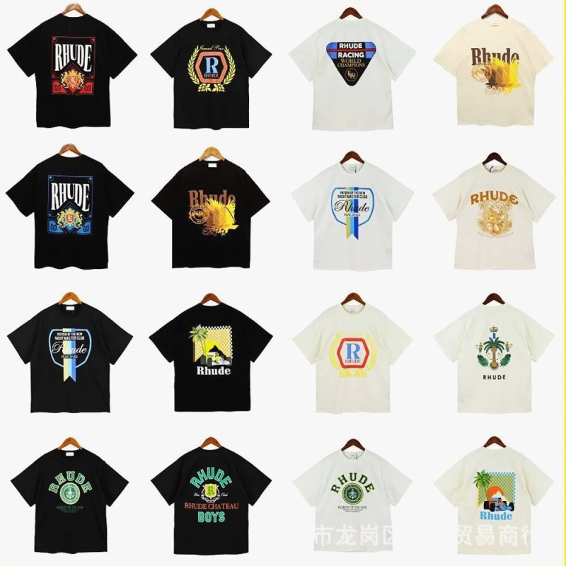 Rhude Trendy T-Shirts Review: 240 g Cotton in a Loose Cut